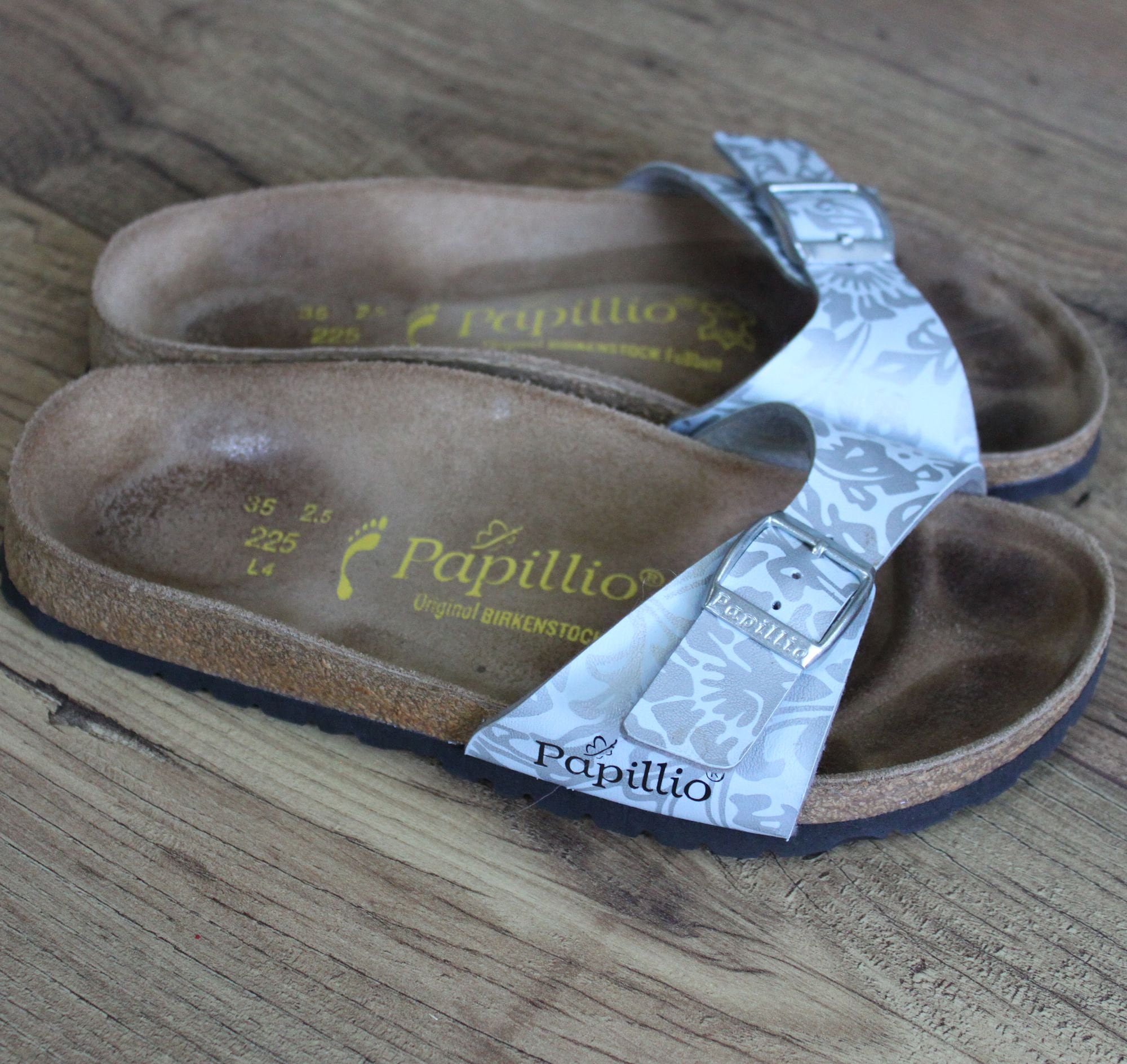 Size 6 US Birkenstock Papillio Madrid Sandal Silver Etsy UK