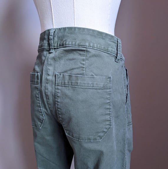 Army Green "Pixie" Pants, Size 2 - image 4