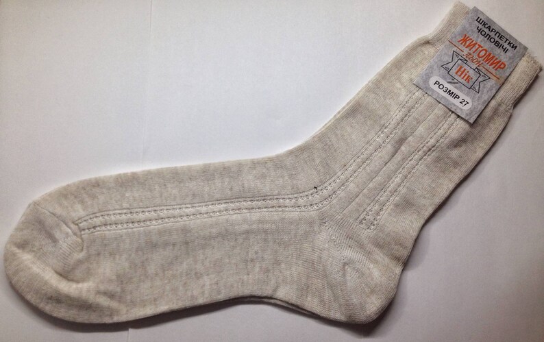 Socks 6 pair 100/% LINEN Flax XL US11 EU 43-44 Eco Friendly
