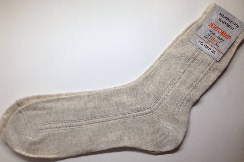 Socks 6 pair 100/% LINEN Flax XL US11 EU 43-44 Eco Friendly
