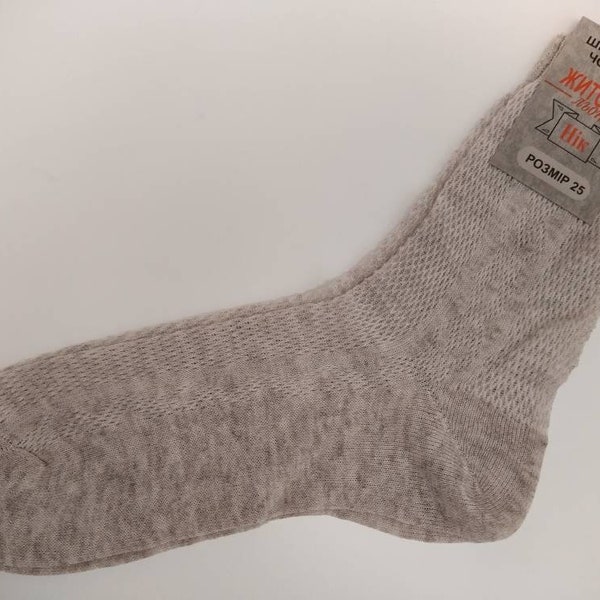 Socks 6 pairs 100% LINEN Flax M-XXL / US9-12 / EU 39-46 Eco Friendly