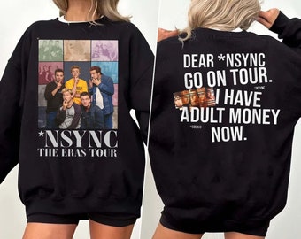 Old NSYNC T-Shirt, NSYNC Fan Present, Boy Band Sweatshirt, NSYNC Eras, 2024 Music Tour SweartShirt, Fan Gift