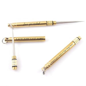 Personalized Toothpick Custom Brass Toothpick Engraved Stainless Steel Toothpick Outdoor Toothpicks With Free Gift Box