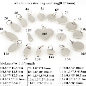 Custom engraved jewelry tags bulk top