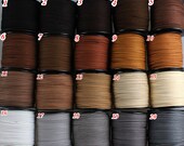 3mm Flat Faux Suede Leather Cord,DIY Leather String Cord Supplies,Faux Suede Lace,Vegan Suede Cord (60 colors)