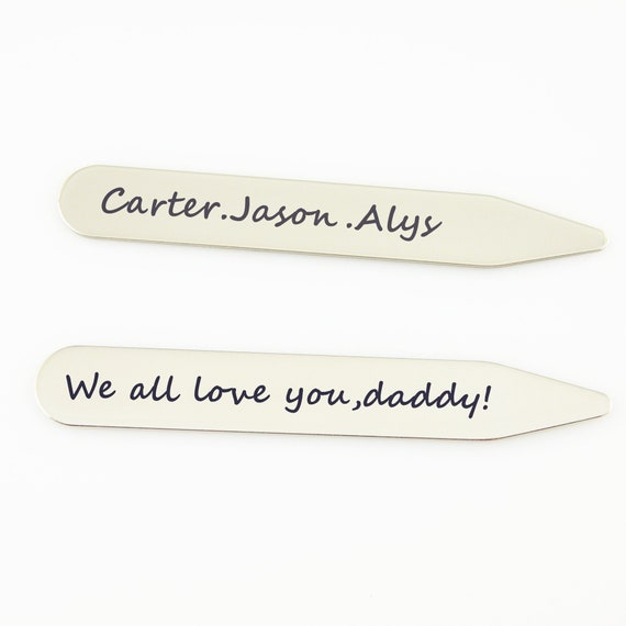 Personalized Collar Stay Custom Collar 