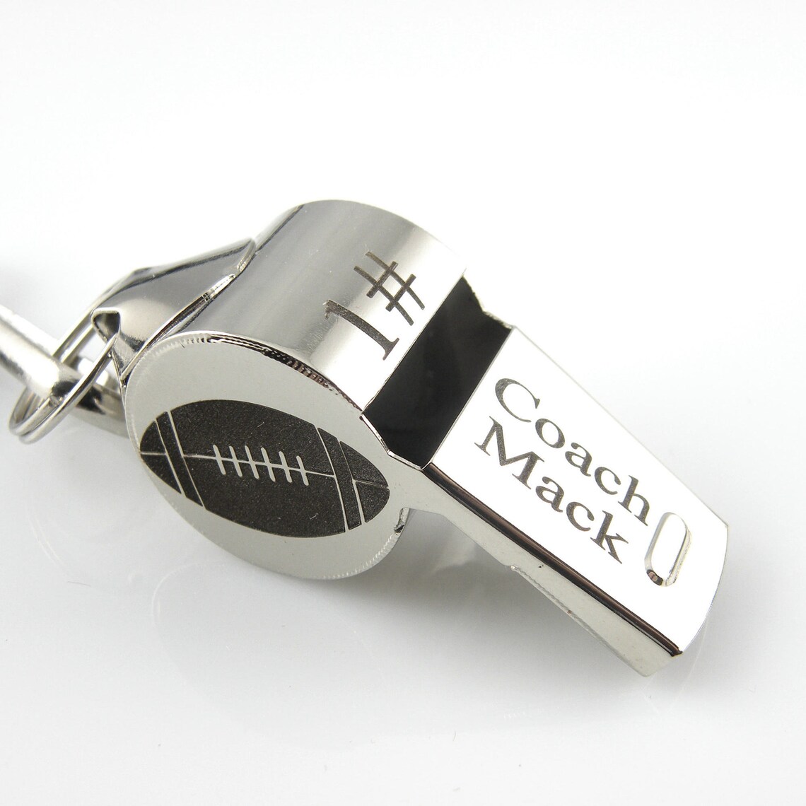 Personalized Whistle Necklace Custom Coach Whistle Necklace Etsy