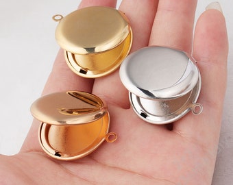 Stainless steel blank stamping round locket,Rose gold blank round locket,Gold hand stamping blanks,Personalized blank round lockets