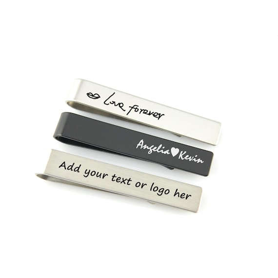 etsy custom tie clip