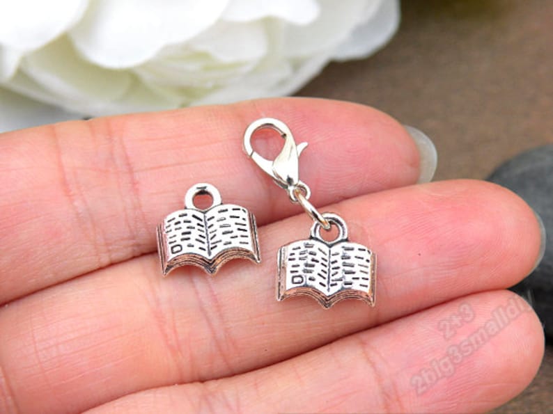 Charms for Bracelets and Necklaces Book Charm
