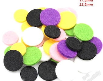 30 pcs of Essential oil locket pads,Oil diffuser pad,Diffuser pads,Felt pads