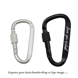 Hebilla de montañismo personalizada, hebilla de aleación de aluminio, hebilla de montañismo en forma de D, hebilla de suspensión portátil rápida para exteriores, hebilla en forma de D