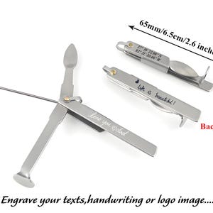 Herramienta para fumar personalizada, juego de herramientas para pipa de tabaco 3 en 1 de acero inoxidable, herramienta de limpieza para pipa de fumar personalizada, escariador, apisonador, juego de cucharas de póquer