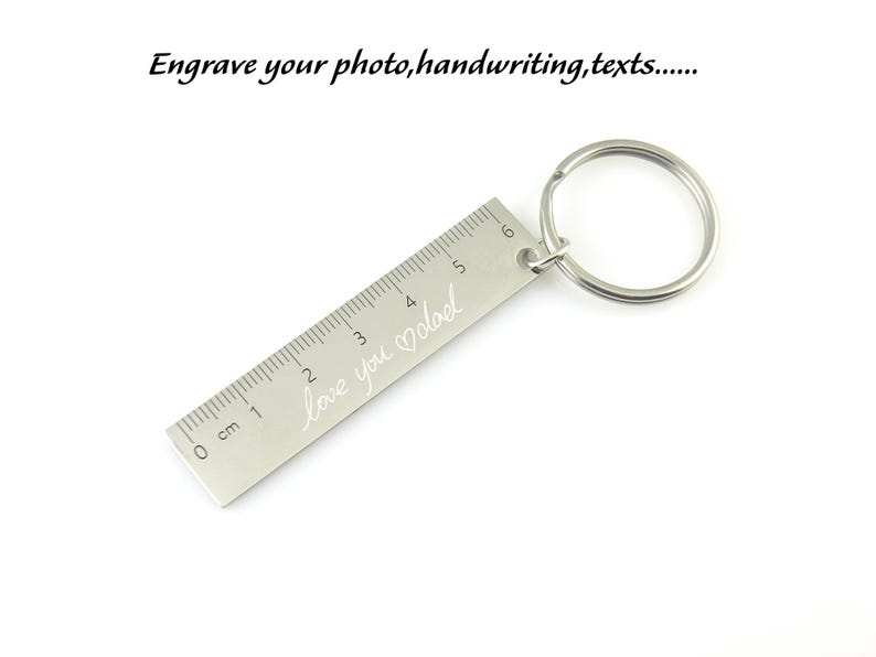 Handwriting Ruler Personalized Mini Stainless Steel Ruler Engraved Handwriting Ruler ...