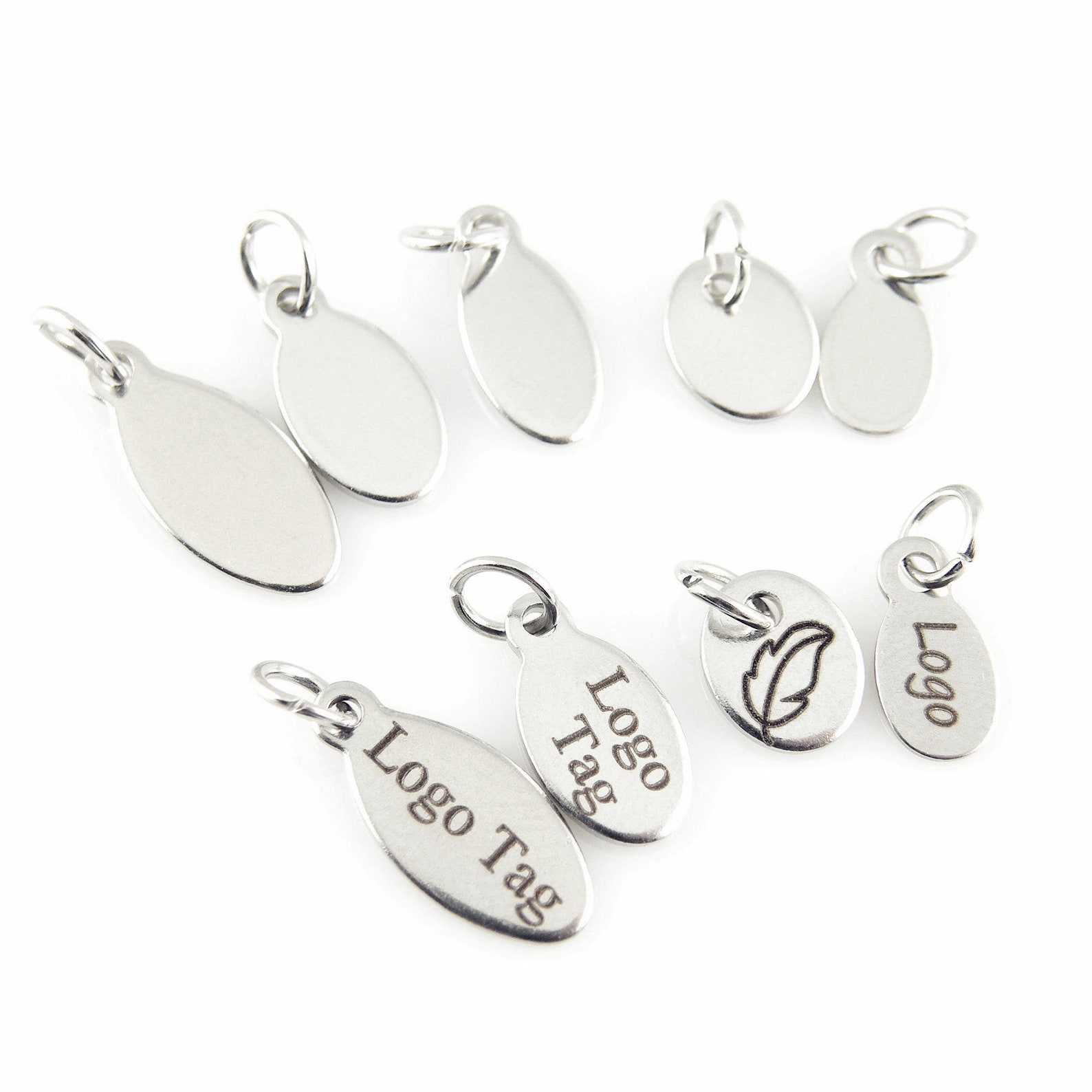 Personalized Mini Jewelry Tag Custom Logo Tags Engraved Etsy Australia