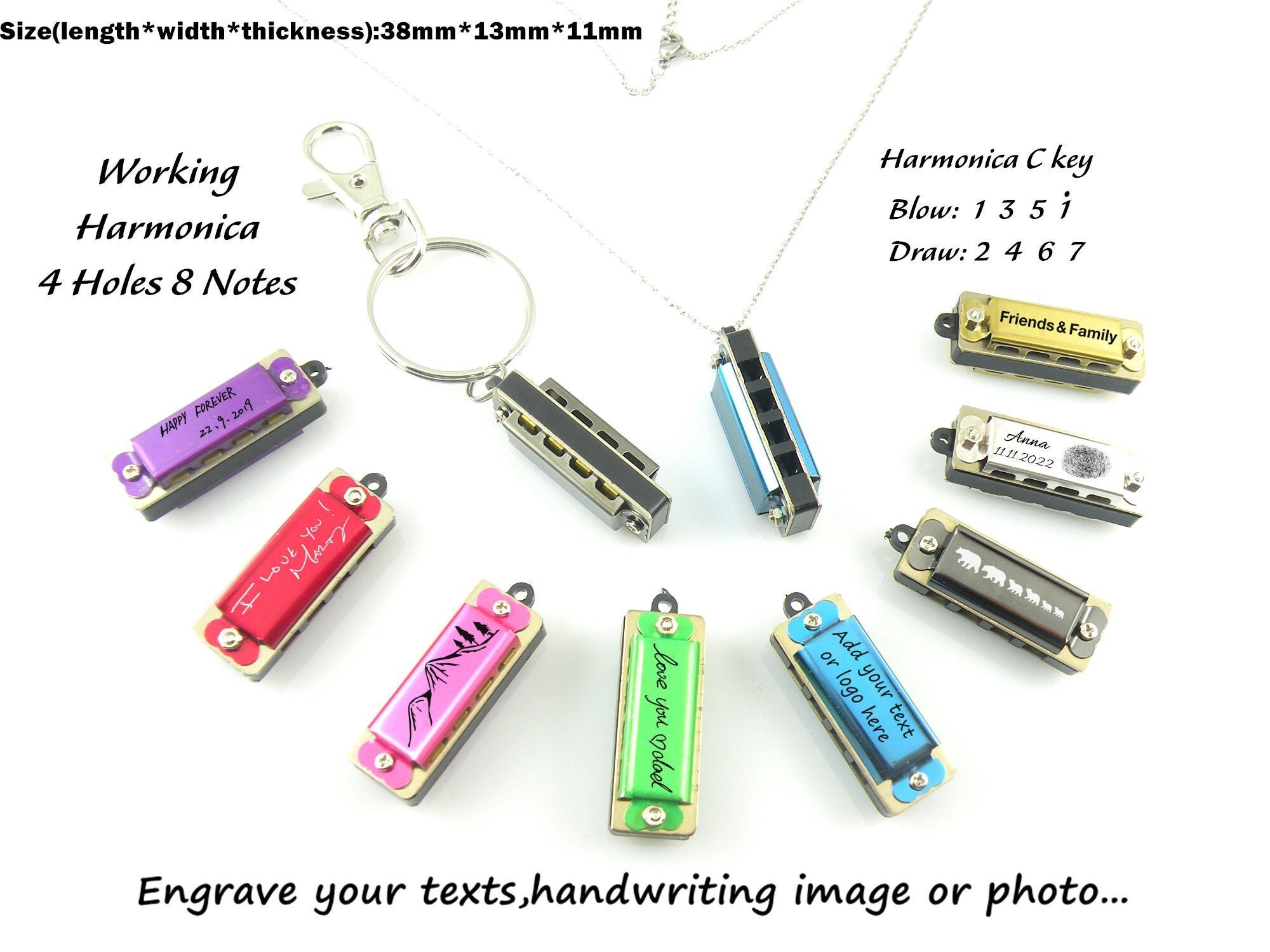 Get Custom, Personalized and Engraved Harmonicas - Harmonicaland