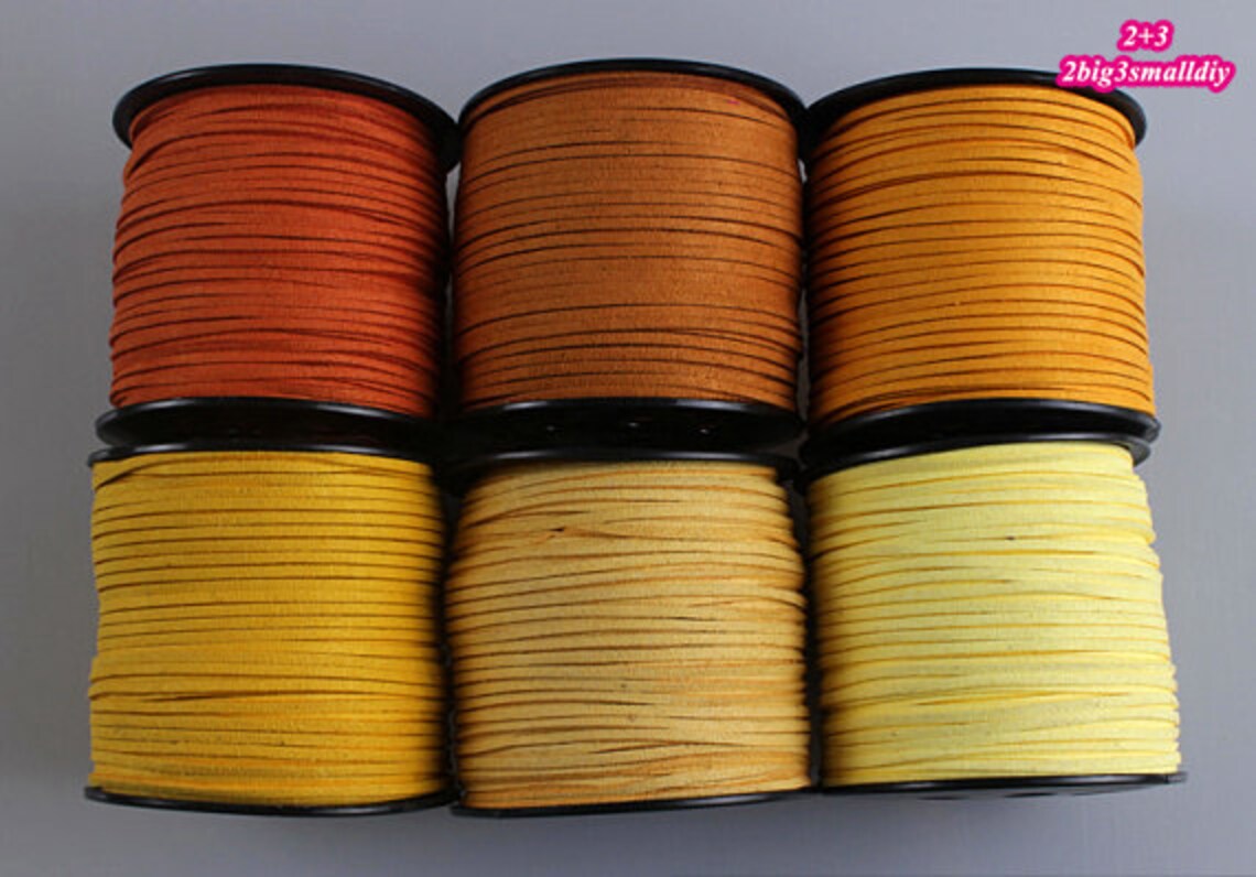 3mm Flat Faux Suede Leather Cord,diy Leather String Cord Supplies,faux ...