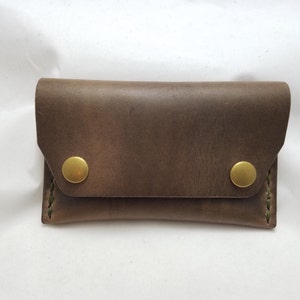 Portemonnaie aus Leder Portemonnaie, Leder Horween Hartsfield eine Tasche Geldbörse, einzigartige individuelle Geldbörse, Herren Geldbörse, Männlich, Horween Leder, großes Geschenk