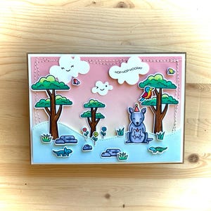 Carte d'anniversaire kangourou pour enfant, carte d'anniversaire enfant