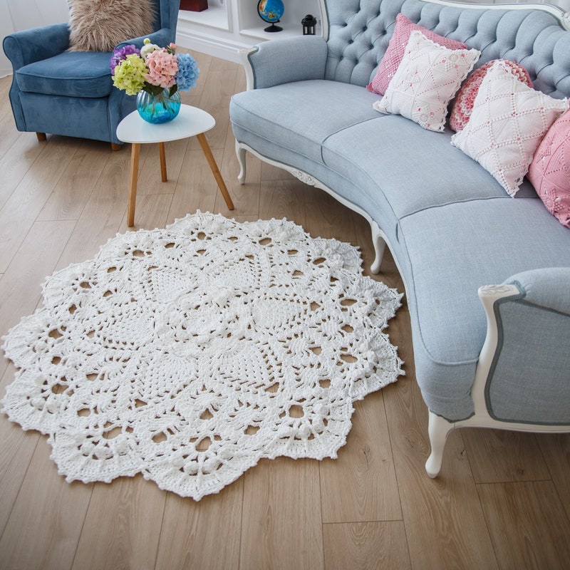 Doily Rug - Etsy
