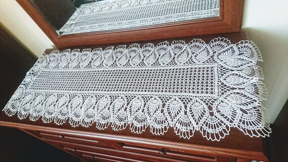 Tischdecke Ananas Tischlaufer Hakeln Bauernhaus Deckchen Etsy