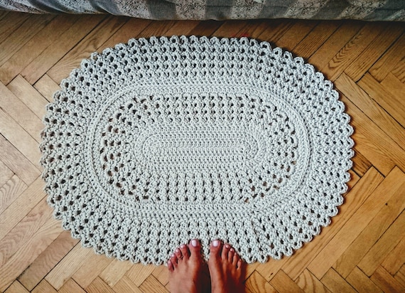 Hakeln Sie Oval Cassic Teppich Kinderzimmer Teppich Kleinen Etsy
