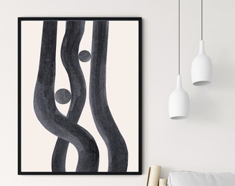 Abstract Wall Hanging Artwork. Print & Hang