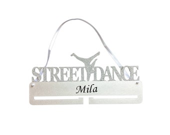 Personalised Street Dance Medal Holder