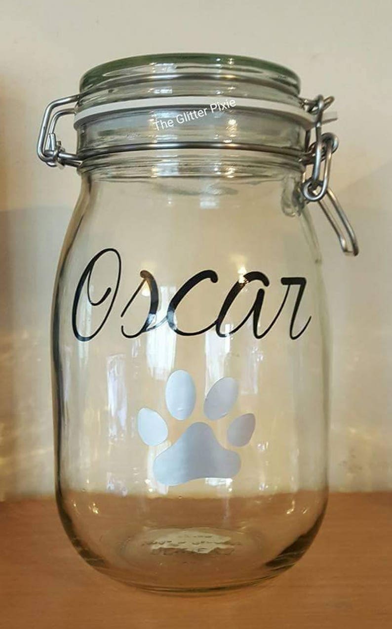 Pet Treat Jars treat jar biscuits pets gifts for pets dog Etsy