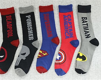 Super Hero Socks - 5 Styles