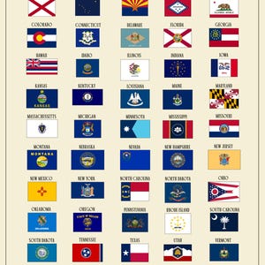 NOUVELLE ÉDITION* Drapeaux des États-Unis - Impression giclée en édition limitée dans les tailles standard A (A1 - A4), sans cadre. Papier artistique mat ou lustré.