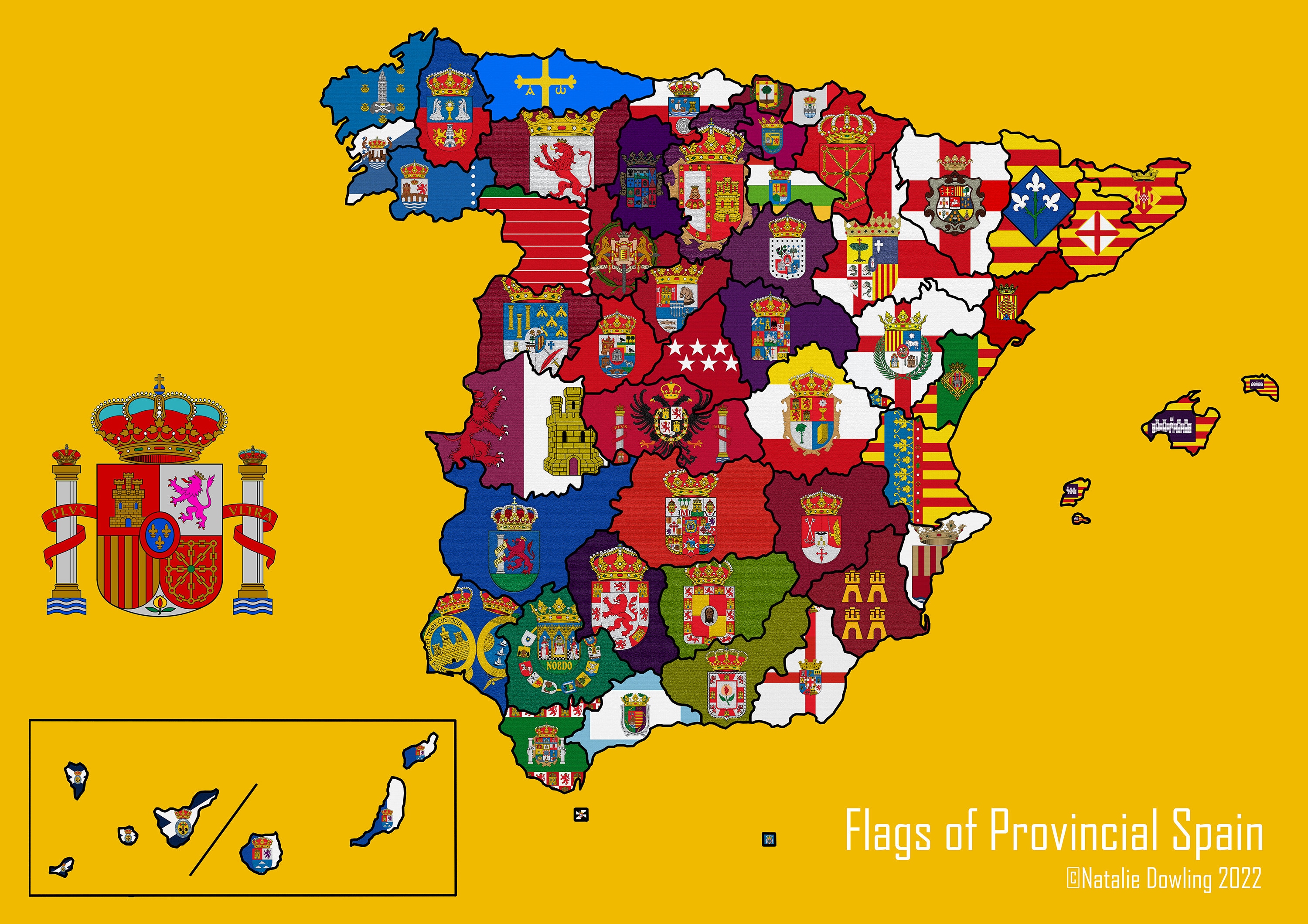 Mapa Portugal Espanha Península Ibérica Banner Laminado - SPM - Banner para  Festa - Magazine Luiza