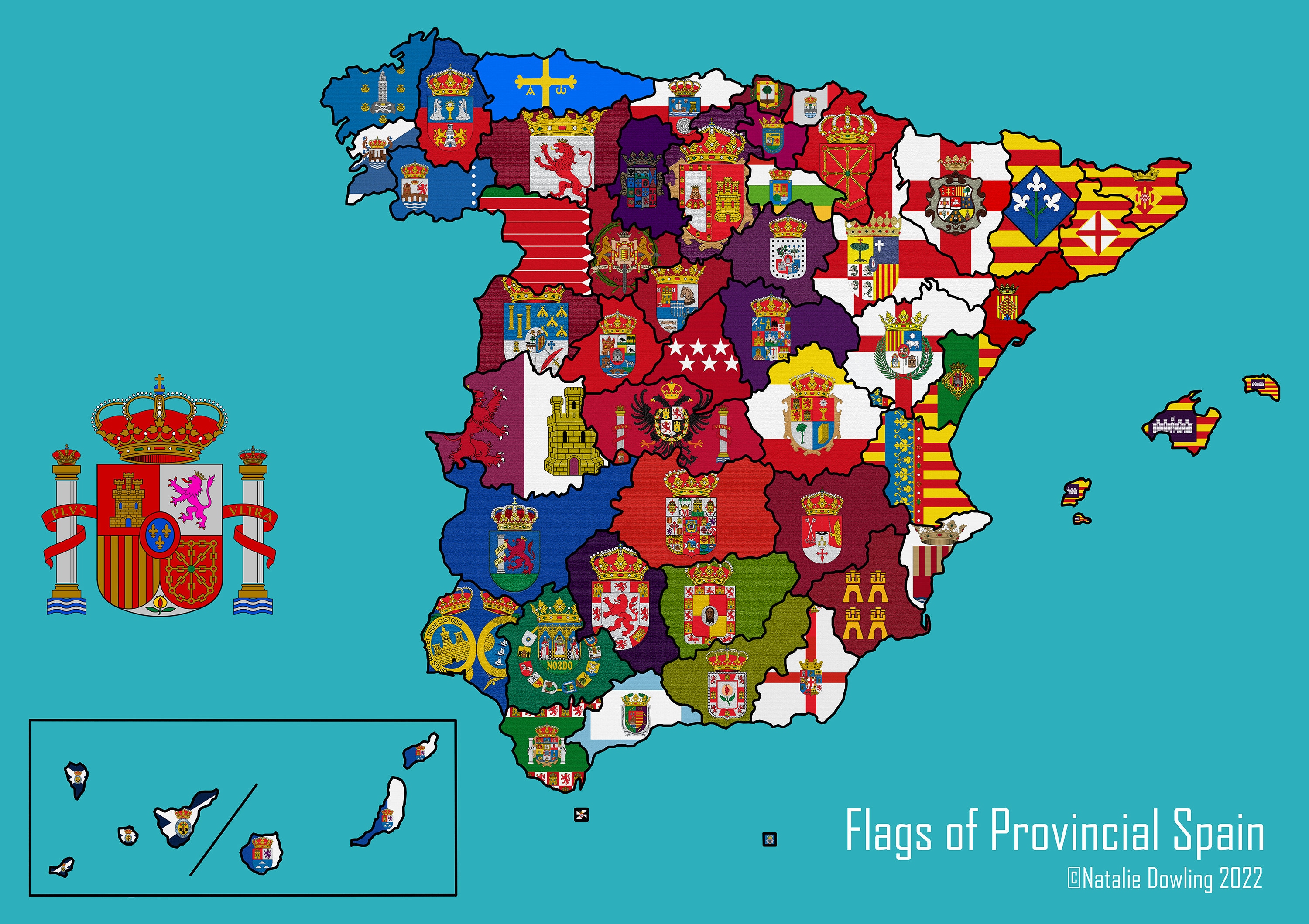 Mapa Portugal Espanha Península Ibérica Banner Laminado - SPM - Banner para  Festa - Magazine Luiza