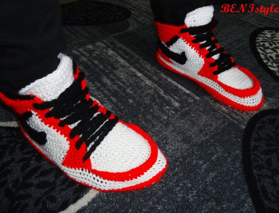 slippers that look like jordans