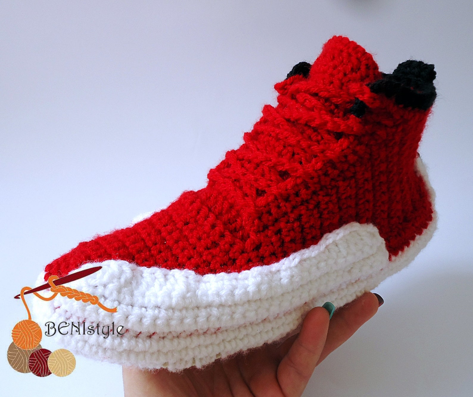 crochet sneakers for adults