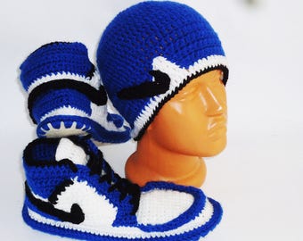 Blue  Shoes, Crochet Converse Slippers, Adult Shoes, House Slippers, Men's Crochet Shoes, Men's Crochet Adult Converse Slippers,