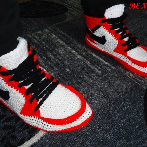 Air Shoes Love Slippers Crochet Slippers Adult Shoes House - Etsy