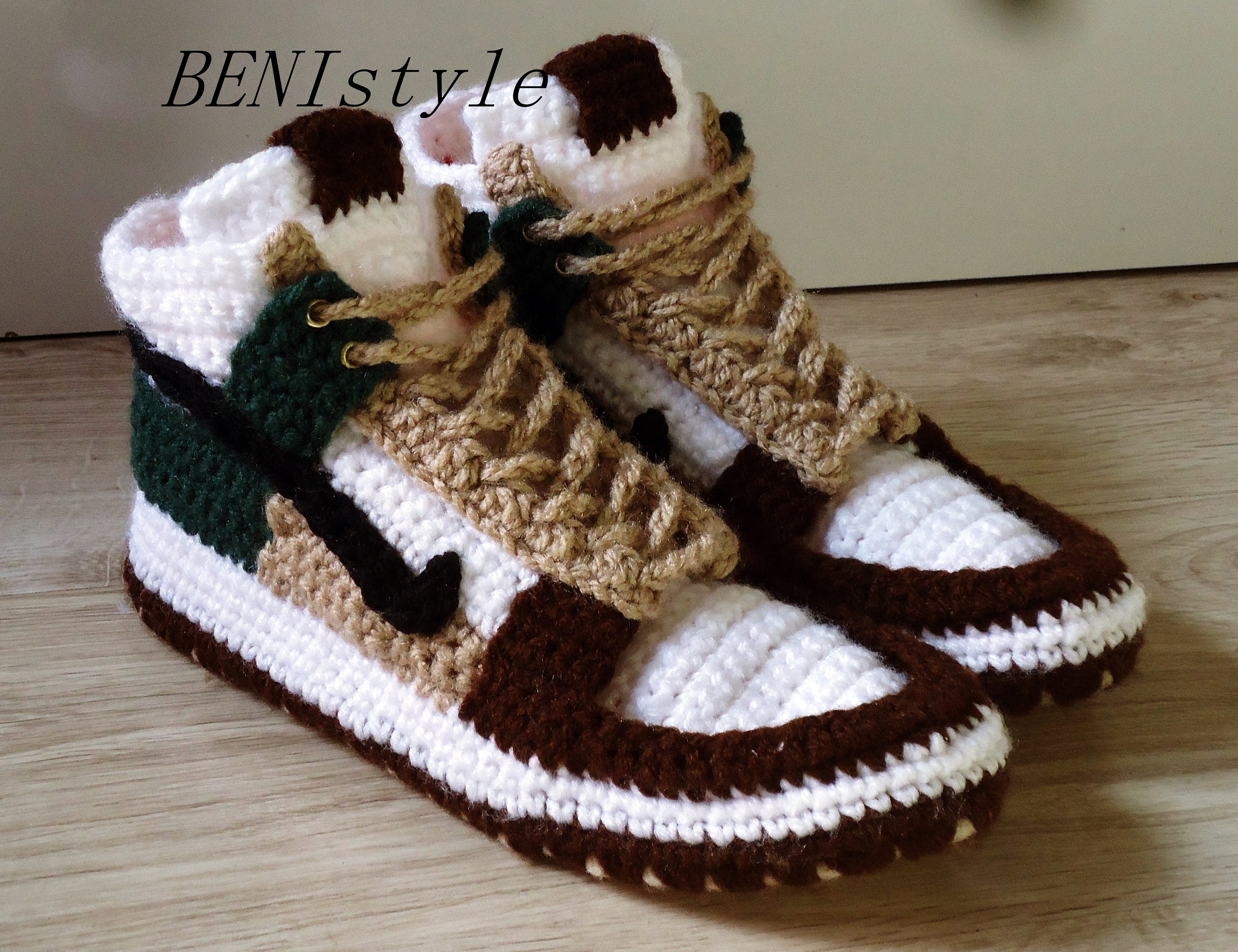 Men's Slippers, House Slippers, Men Converse Slippers, Crochet New Sneakers, Crochet Sneakers, Gift for Dad, Gift for Friend, New Model