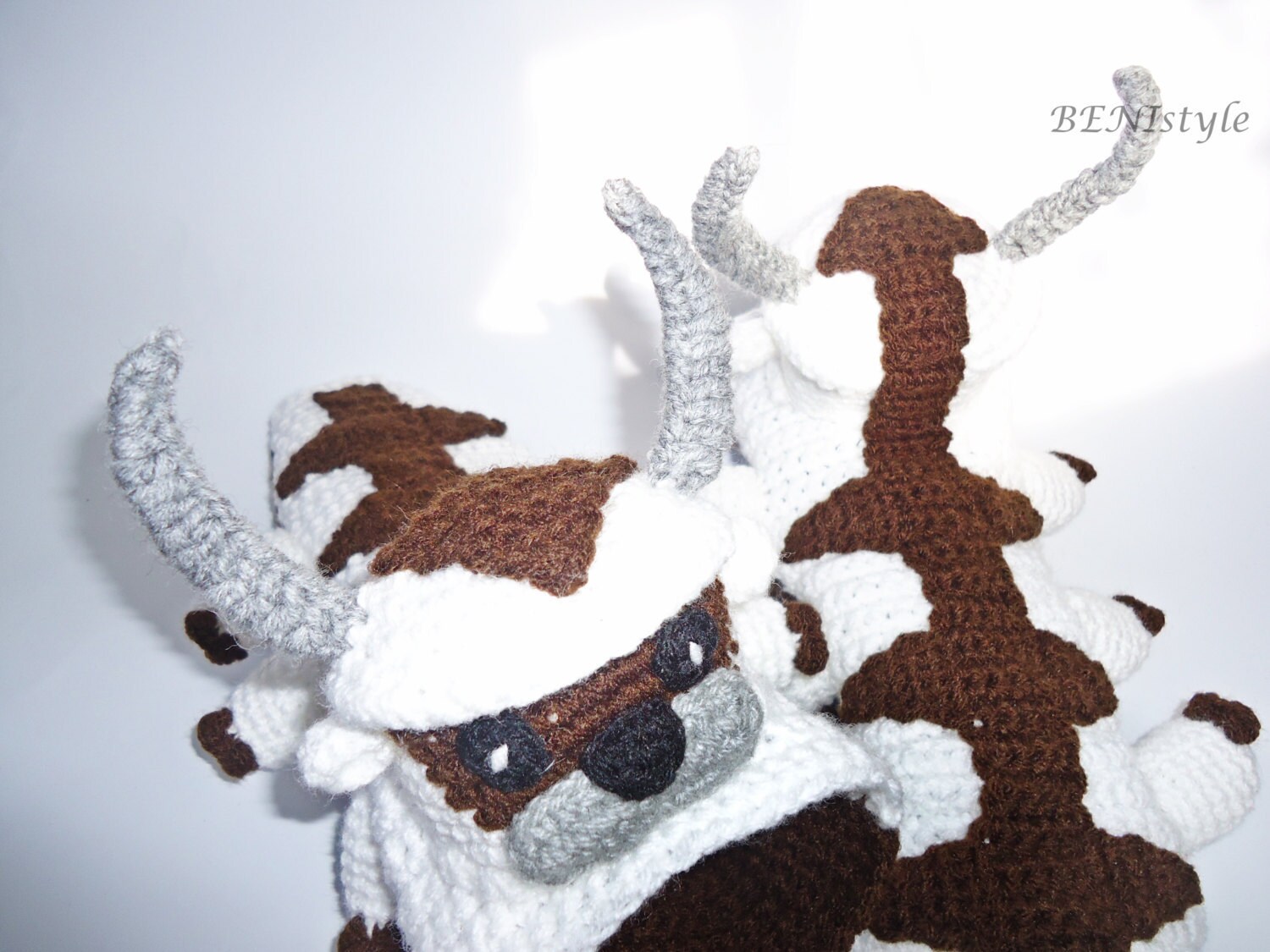 Crochet Animal Socks Flying Bison Appa Socks Crochet Adult Etsy