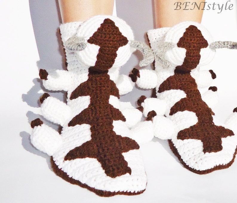 Crochet Animal Socks Crochet Adult Socks Crochet Slippers Etsy