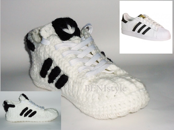 crochet adidas shoes