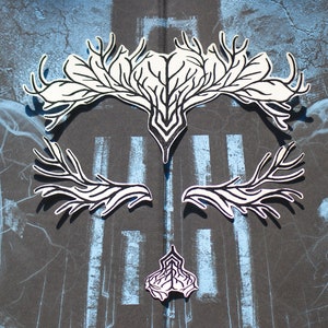 Mythal Vallaslin Dragon Age cosplay (pack 2 temporary tattoo)