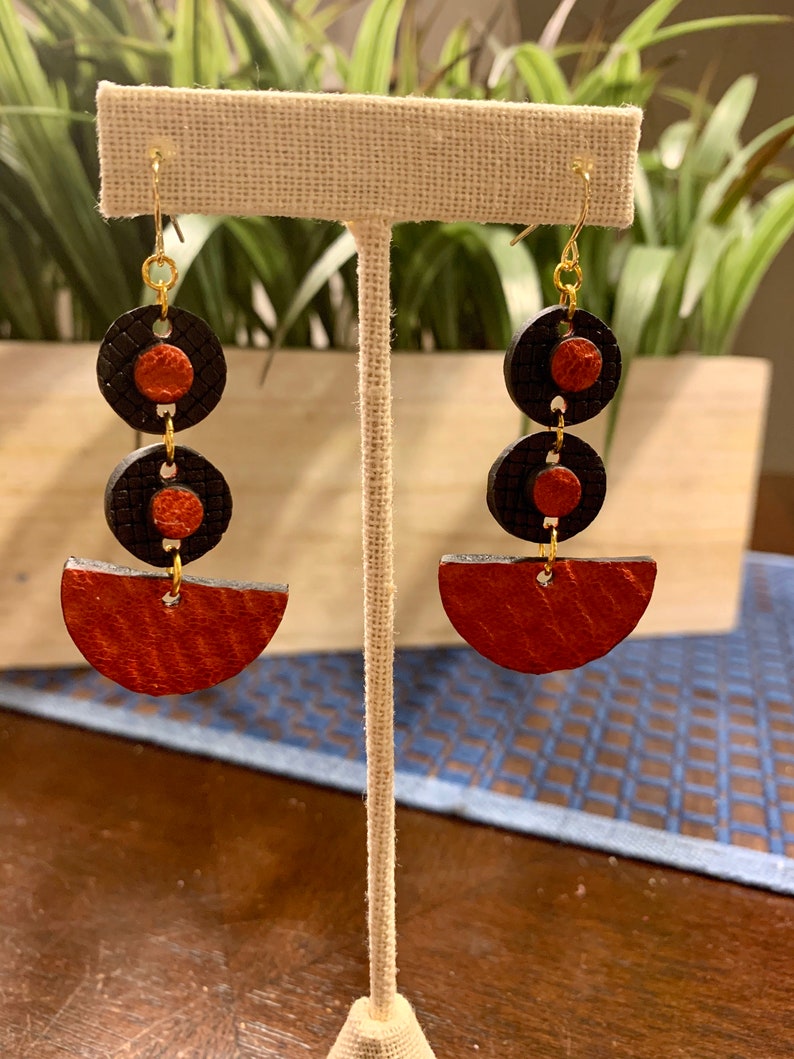 black-and-red-circle-earrings-etsy