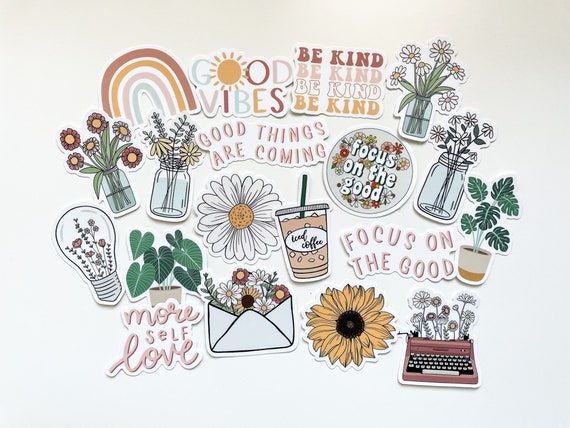 Aesthetic laptop cheap stickers