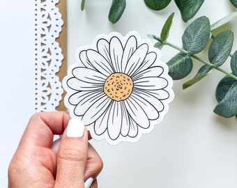 Daisy Flower Stickers | Flower Stickers | Die-Cut Sticker | Sticker Shop | Sticker Pack | Flowers | Floral Stickers | Cute Stickers