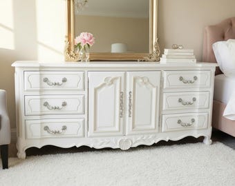 WHITE OF MEBANE Solid Walnut Italian Provincial 80" Triple Door Dresser 502-20 - Etsy WHITE OF MEBANE Solid Walnut Italian Provincial 80" Triple Door Dresser 502-20 - Etsy