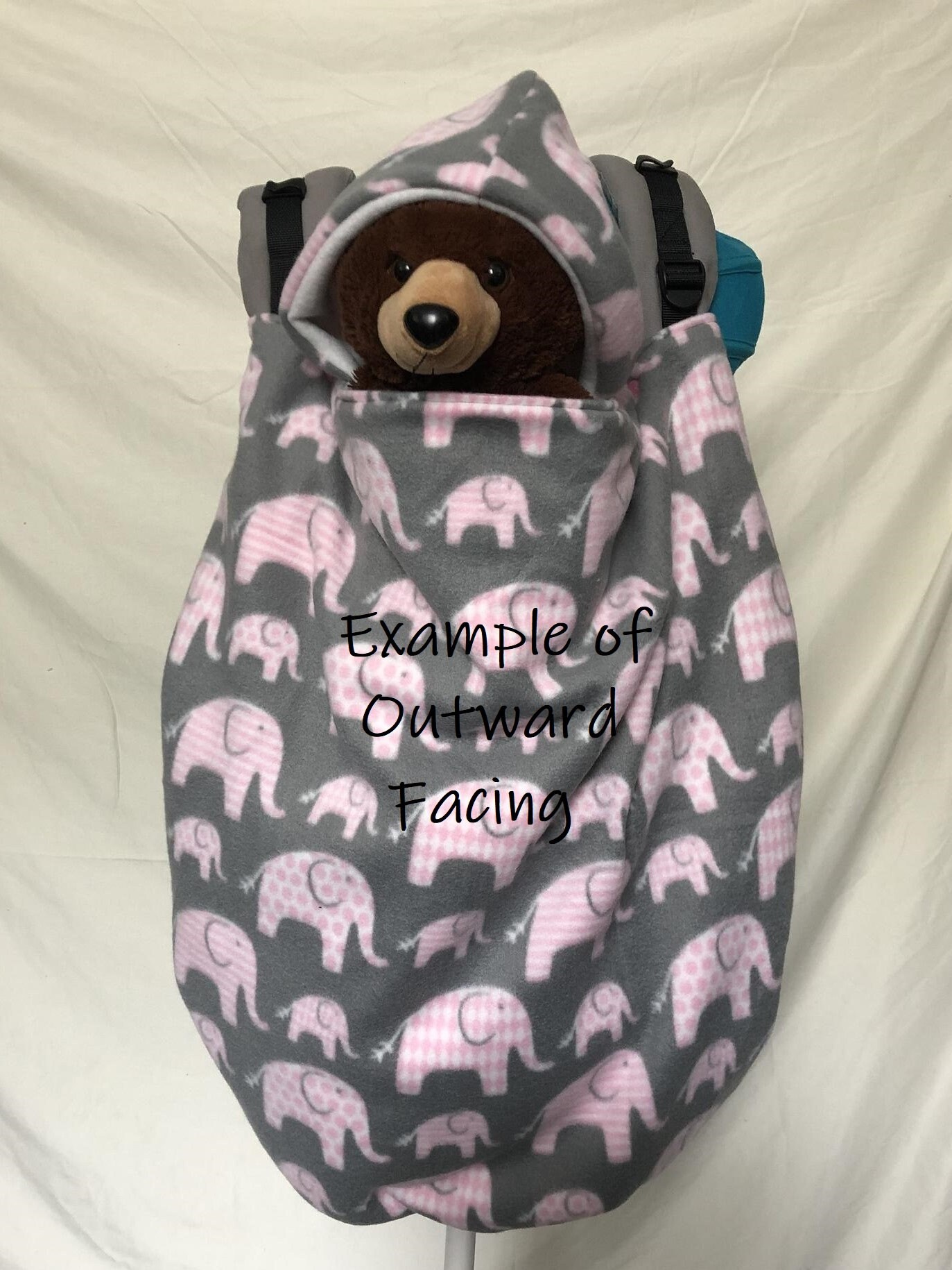 Blue BabyWearing Cover Baby Carrier Cover for Winter Etsy