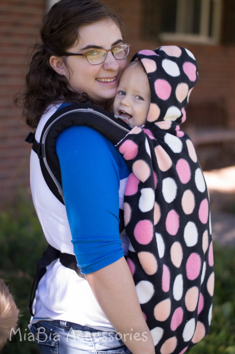 Winter Baby Carrier Cover with Polka Dot fabric In Stock Etsy