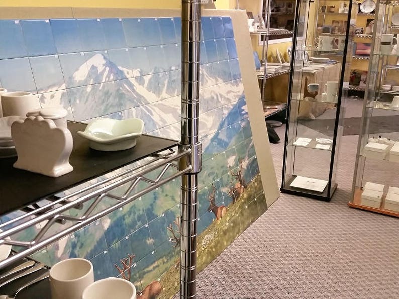 Custom Printed Wall Tile Murals Single Tiles Or Entire Walls This Mural Is 5 X 8 Feet We Can Make Yours Smaller Larger