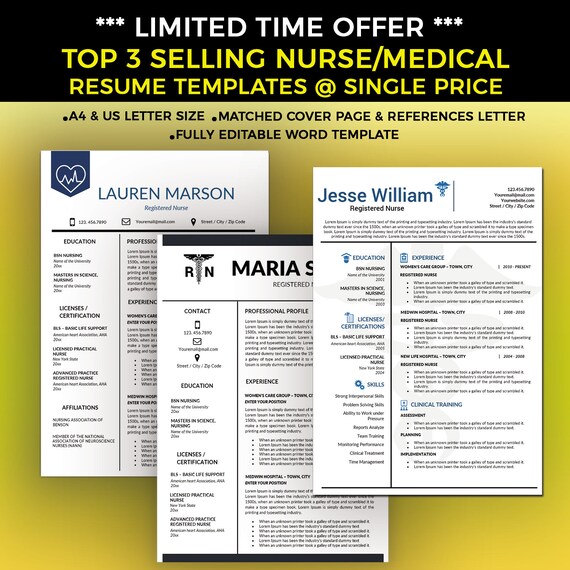 nursing resume template nurse